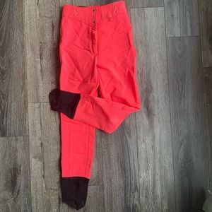 Obermeyer Vintage Snow Ski Pants in Hot Pink
